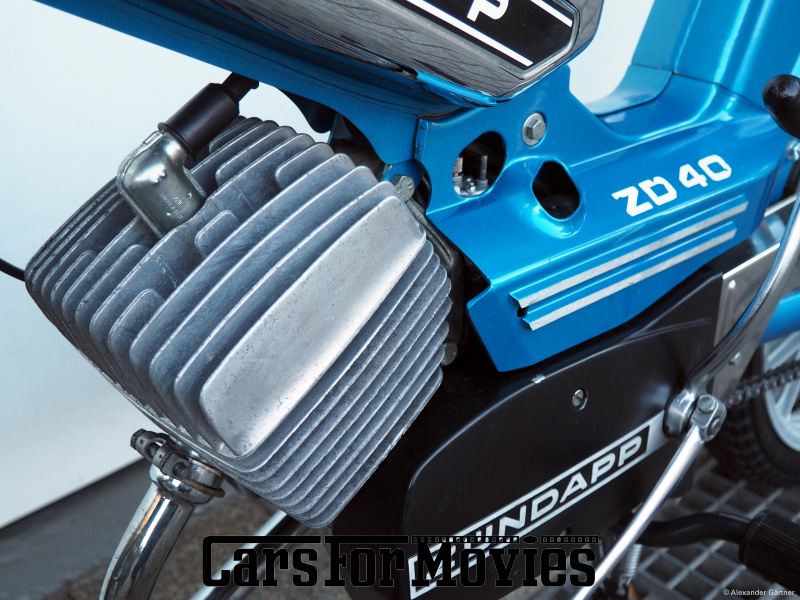 CarsForMovies | Zündapp ZD 40 brillant-blau 1980 Deutschland Blau Blau Zwei- und Dreirad Motorrad Baden-Württemberg 5667 Oldtimer Moped Mokick Mofa